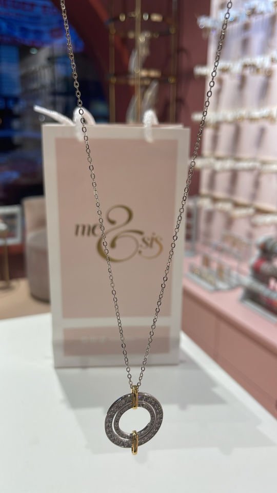 Özel Seri Kolye Full Taşlı Silver Kolye